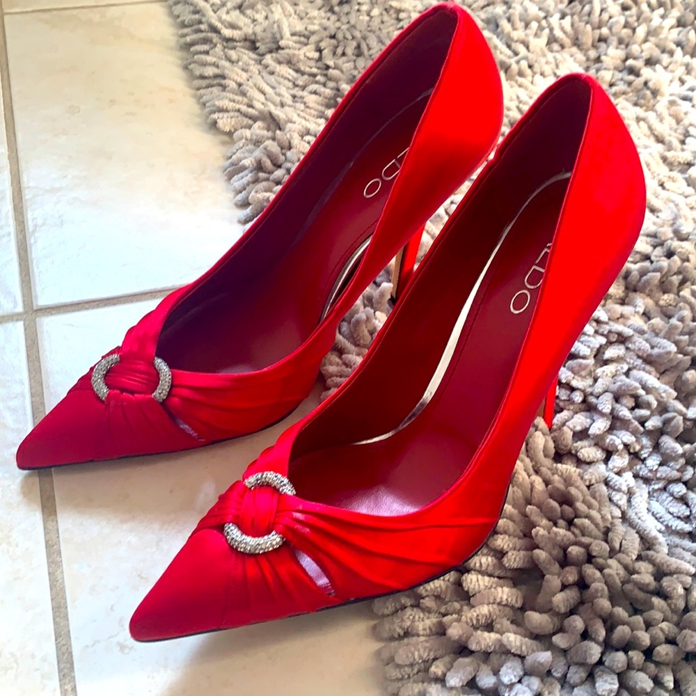 Aldo red stilettos